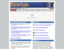 Tablet Screenshot of migrantrights.org